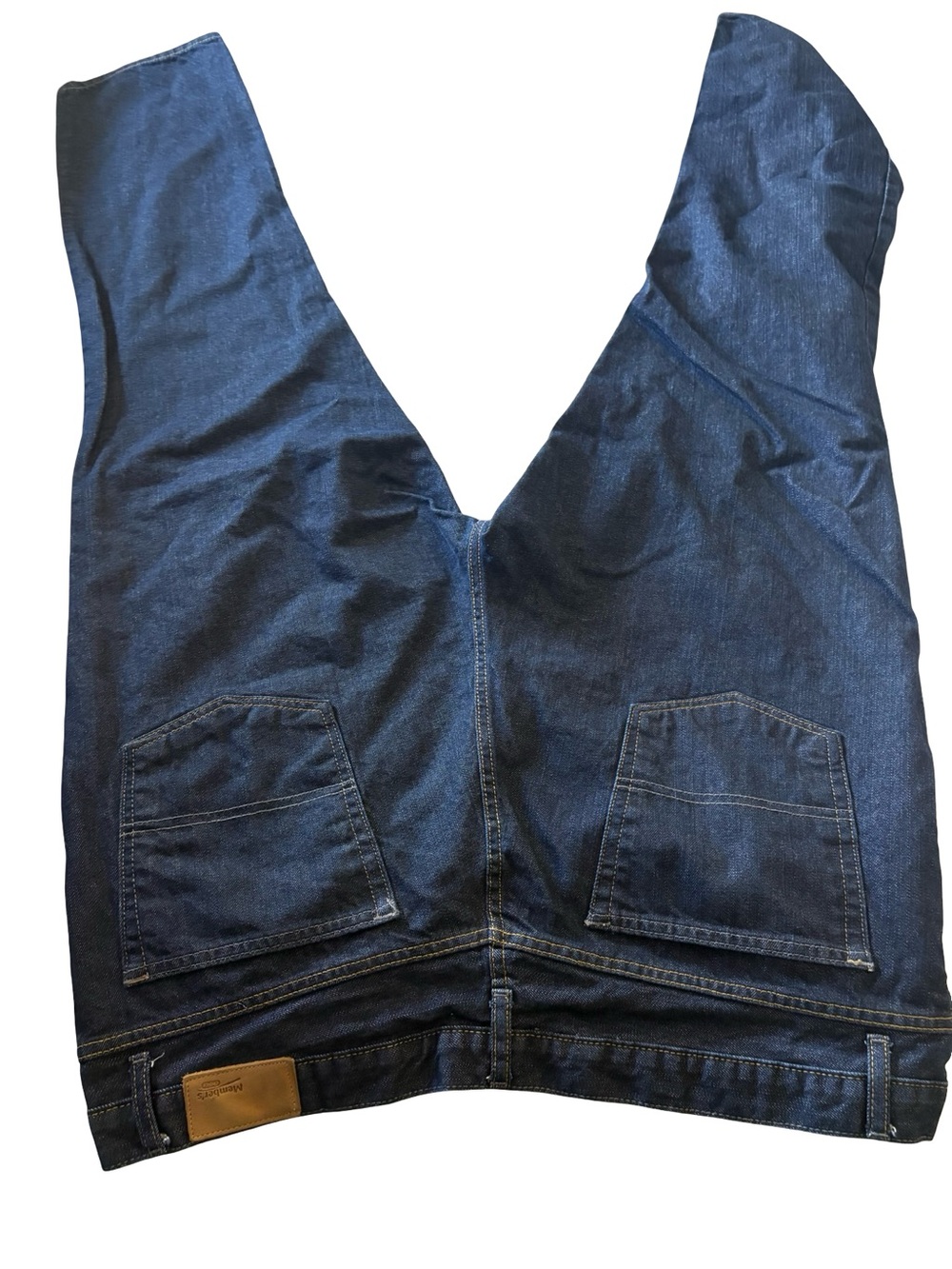 Men's Relaxed Fit Jeans in Dark Blue Denim